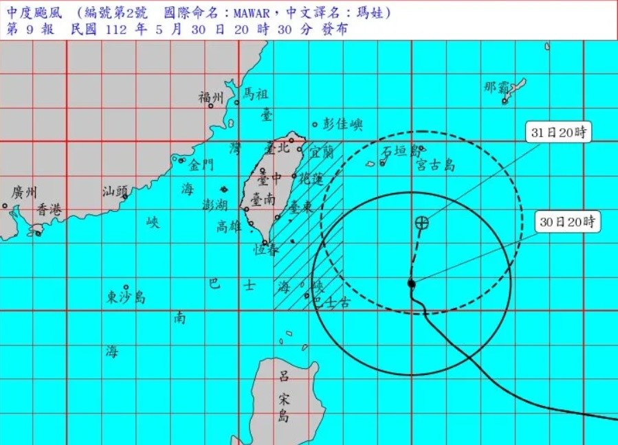 台灣最強天氣之子再度發威？最強颱風瑪娃也被逼得轉彎繞道！ 
