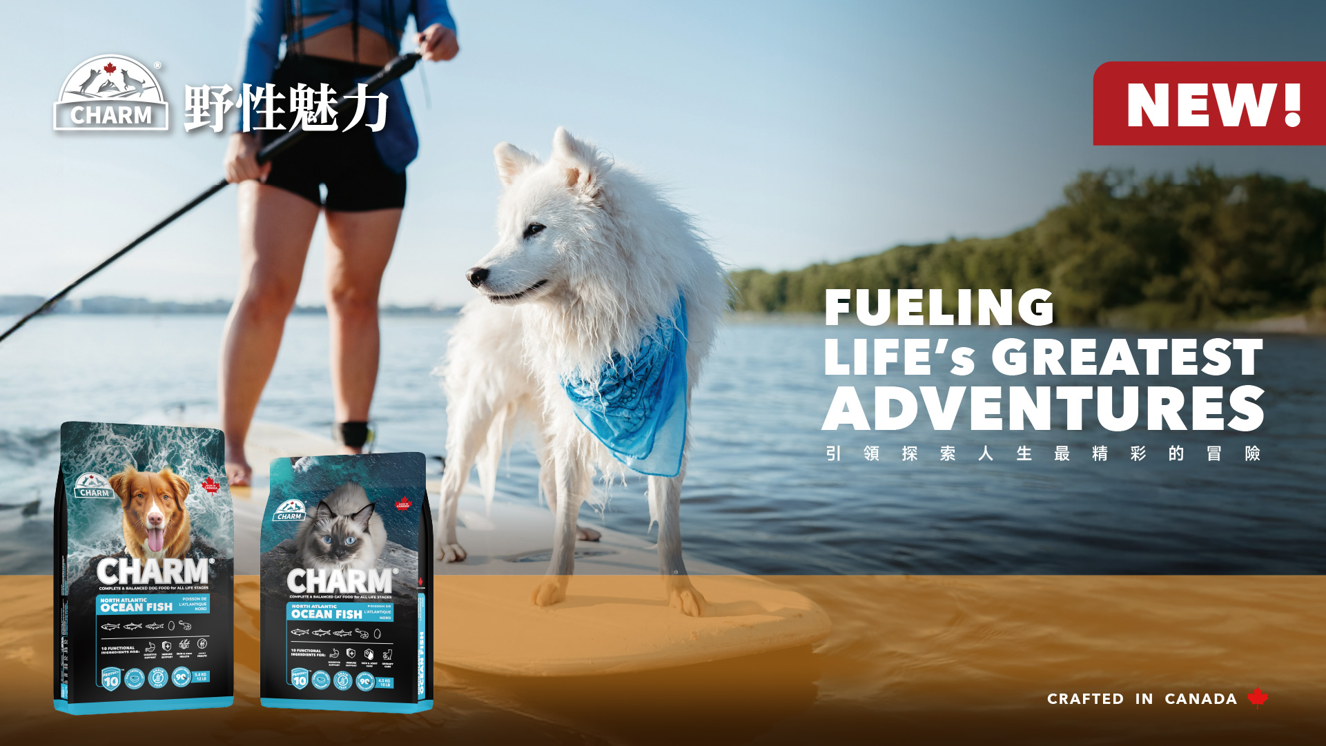 CHARM野性魅力 無穀飼料成寵物食品新寵
